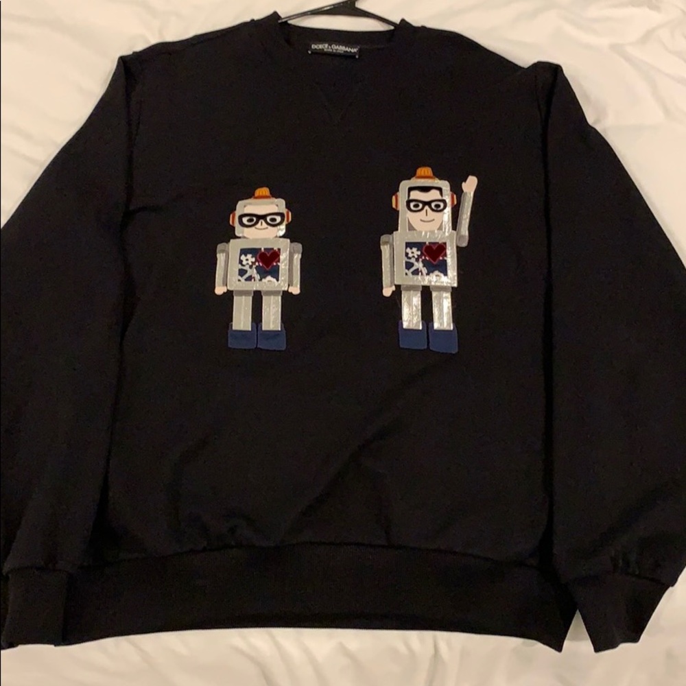 Men’s dolce and gabbana robot sweatshirt
